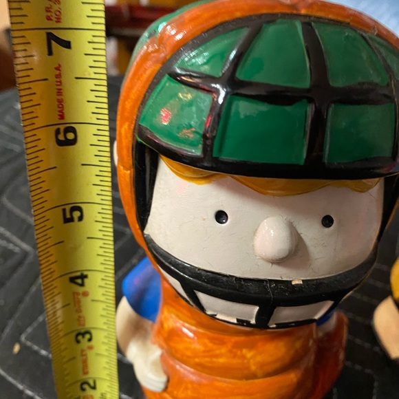 Peppermint Patty Ceramic & Peanuts Schroeder Piggy Bank Handmade - Picture 10 of 10